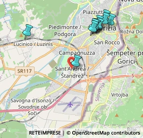 Mappa Via Tagliamento, 34170 Gorizia GO, Italia (2.26636)