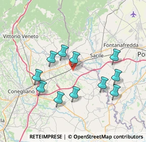 Mappa Via Cal de Caval, 31010 Orsago TV, Italia (7.02545)