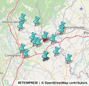 Mappa Via Cal de Caval, 31010 Orsago TV, Italia (6.03333)