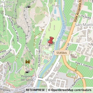 Mappa Via Paolina Caproni Maini, 28, 38062 Arco, Trento (Trentino-Alto Adige)
