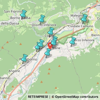 Mappa Via Faéde, 25040 Esine BS, Italia (1.66636)