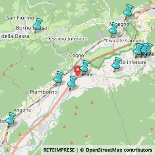 Mappa Via Faéde, 25040 Esine BS, Italia (2.805)