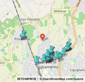 Mappa Viale S. Giovanni, 33078 San Vito al Tagliamento PN, Italia (1.0255)