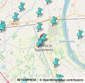 Mappa Viale S. Giovanni, 33078 San Vito al Tagliamento PN, Italia (5.844)