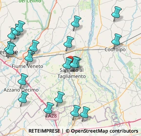 Mappa Viale S. Giovanni, 33078 San Vito al Tagliamento PN, Italia (9.8815)