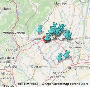 Mappa Via Alcide De Gasperi, 33070 Brugnera PN, Italia (9.57267)