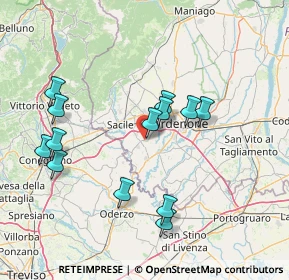 Mappa Via Alcide De Gasperi, 33070 Brugnera PN, Italia (14.74077)