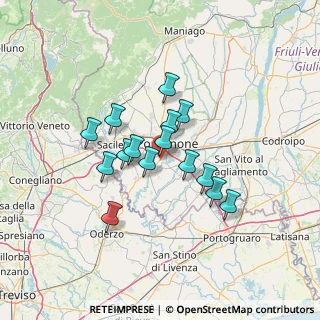 Mappa Via Comugne, 33170 Pordenone PN, Italia (10.47067)