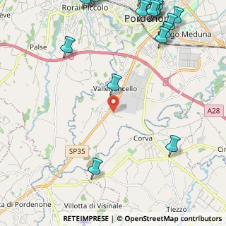 Mappa Via Comugne, 33170 Pordenone PN, Italia (3.474)