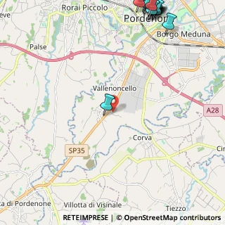 Mappa Via Comugne, 33170 Pordenone PN, Italia (3.6845)