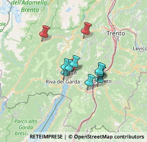 Mappa Via Luigi Maffei, 38062 Arco TN, Italia (9.17091)