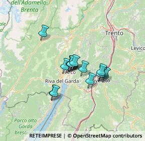 Mappa Via Luigi Maffei, 38062 Arco TN, Italia (8.378)