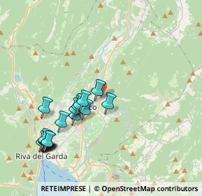 Mappa Via Luigi Maffei, 38062 Arco TN, Italia (4.12111)
