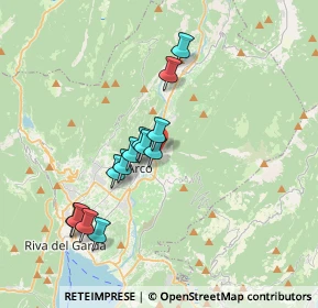 Mappa Via Luigi Maffei, 38062 Arco TN, Italia (3.14308)