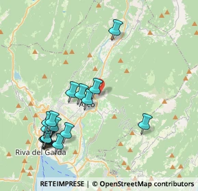 Mappa Via Luigi Maffei, 38062 Arco TN, Italia (4.48824)