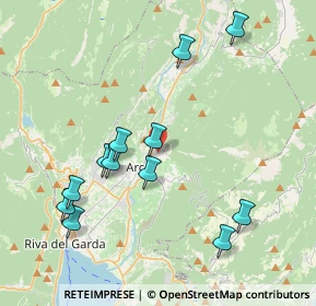 Mappa Via Luigi Maffei, 38062 Arco TN, Italia (4.12833)