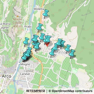 Mappa Via Luigi Maffei, 38062 Arco TN, Italia (0.4)