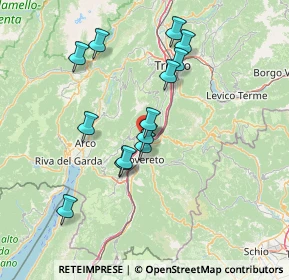 Mappa Via del Brennero, 38068 Rovereto TN, Italia (13.06538)