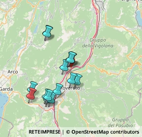 Mappa Via del Brennero, 38068 Rovereto TN, Italia (6.578)