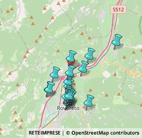 Mappa Via del Brennero, 38068 Rovereto TN, Italia (3.27667)