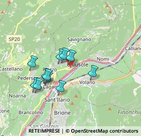 Mappa Via del Brennero, 38068 Rovereto TN, Italia (1.5)