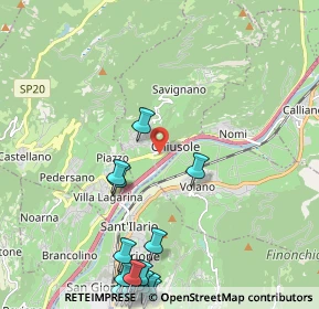 Mappa Via del Brennero, 38068 Rovereto TN, Italia (3.0955)