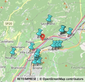 Mappa Via del Brennero, 38068 Rovereto TN, Italia (1.796)