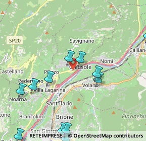 Mappa Via del Brennero, 38068 Rovereto TN, Italia (2.77846)