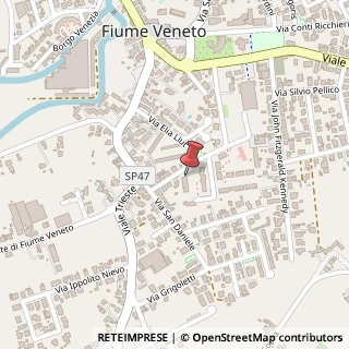 Mappa Viale Chino Ermacora, 41, 33080 Fiume Veneto, Pordenone (Friuli-Venezia Giulia)