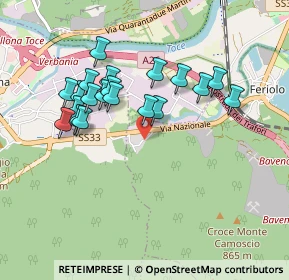 Mappa Via Cantonaccio, 28831 Baveno VB, Italia (0.83)