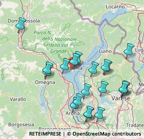 Mappa Via Raffaello Sanzio, 28922 Verbania VB, Italia (16.4355)