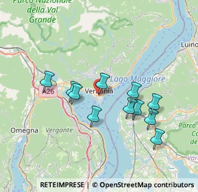 Mappa Via Raffaello Sanzio, 28922 Verbania VB, Italia (6.36182)