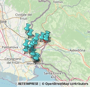 Mappa Via Pajer di Monriva, 34170 Gorizia GO, Italia (10.597)