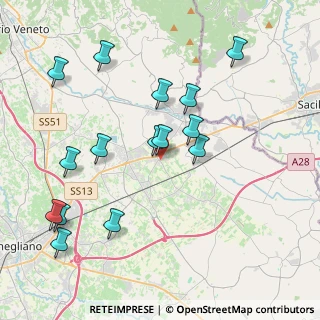 Mappa Godega Sant'Urbano, 31010 Godega di Sant'Urbano TV, Italia (4.21733)