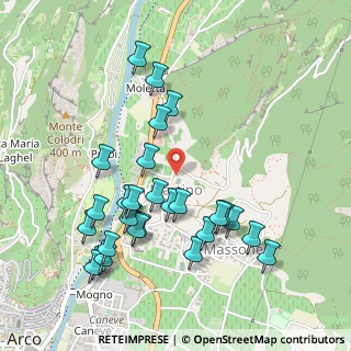 Mappa Via San Martino, 38062 Arco TN, Italia (0.51481)