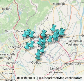 Mappa Via Carriade, 33070 Brugnera PN, Italia (9.3475)