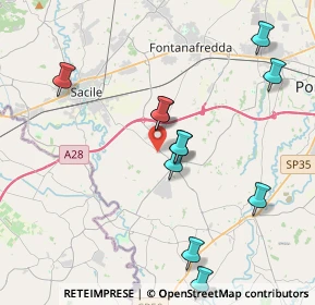 Mappa Via Carriade, 33070 Brugnera PN, Italia (4.85357)