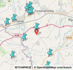Mappa Via Carriade, 33070 Brugnera PN, Italia (5.50083)