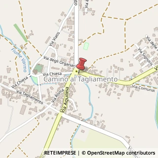 Mappa Via Codroipo, 2, 33030 Camino al Tagliamento, Udine (Friuli-Venezia Giulia)
