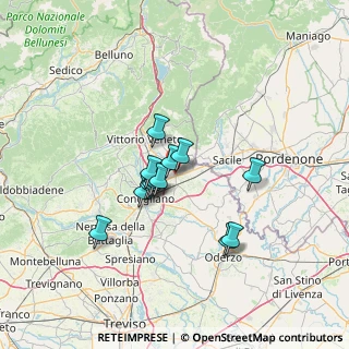 Mappa Via Marco Polo, 31020 San Fior TV, Italia (9.72692)