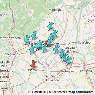 Mappa Via Bar delle Foie, 33170 Pordenone PN, Italia (10.46933)