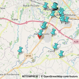 Mappa Via Bar delle Foie, 33170 Pordenone PN, Italia (2.6845)