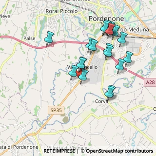 Mappa Via Bar delle Foie, 33170 Pordenone PN, Italia (1.913)