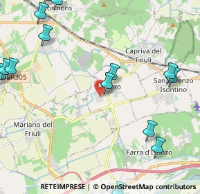 Mappa Via Giosuè Carducci, 34070 Moraro GO, Italia (2.97286)