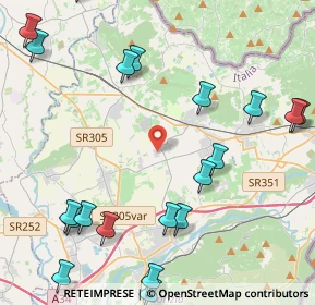 Mappa Via Giosuè Carducci, 34070 Moraro GO, Italia (5.626)