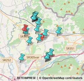 Mappa Via Giosuè Carducci, 34070 Moraro GO, Italia (3.288)