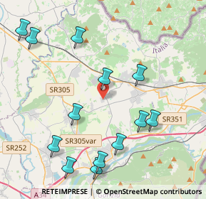 Mappa Via Giosuè Carducci, 34070 Moraro GO, Italia (4.70308)