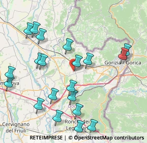 Mappa Via Giosuè Carducci, 34070 Moraro GO, Italia (9.239)