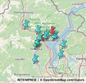 Mappa Strada Nazionale Sempione Feriolo, 28831 Baveno VB, Italia (8.655)