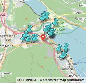 Mappa Strada Nazionale Sempione Feriolo, 28831 Baveno VB, Italia (1.4045)